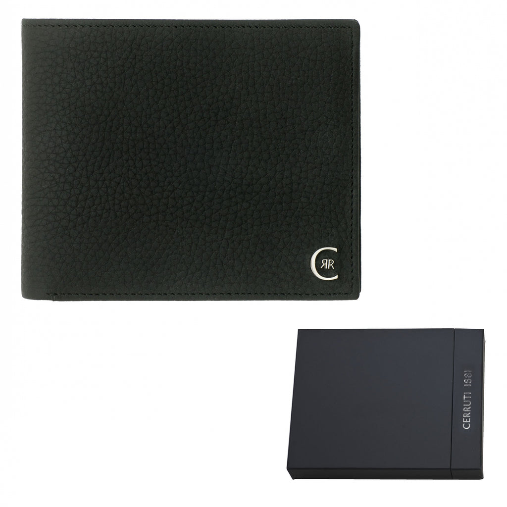 Men's gift ideas CERRUTI 1881 black card wallet Hamilton with gift box