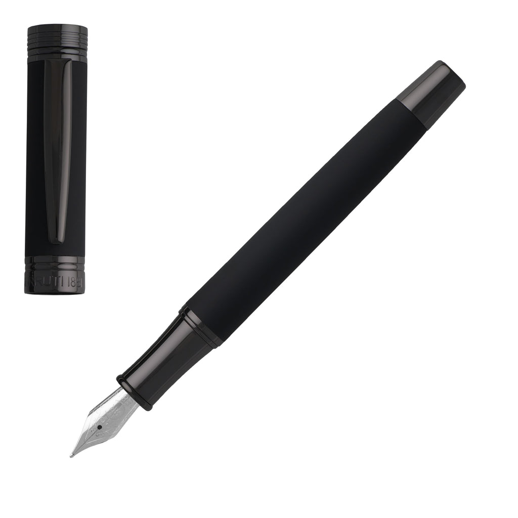 Best pen set CERRUTI 1881 Soft Black Ballpoint pen & Fountain pen Zoom