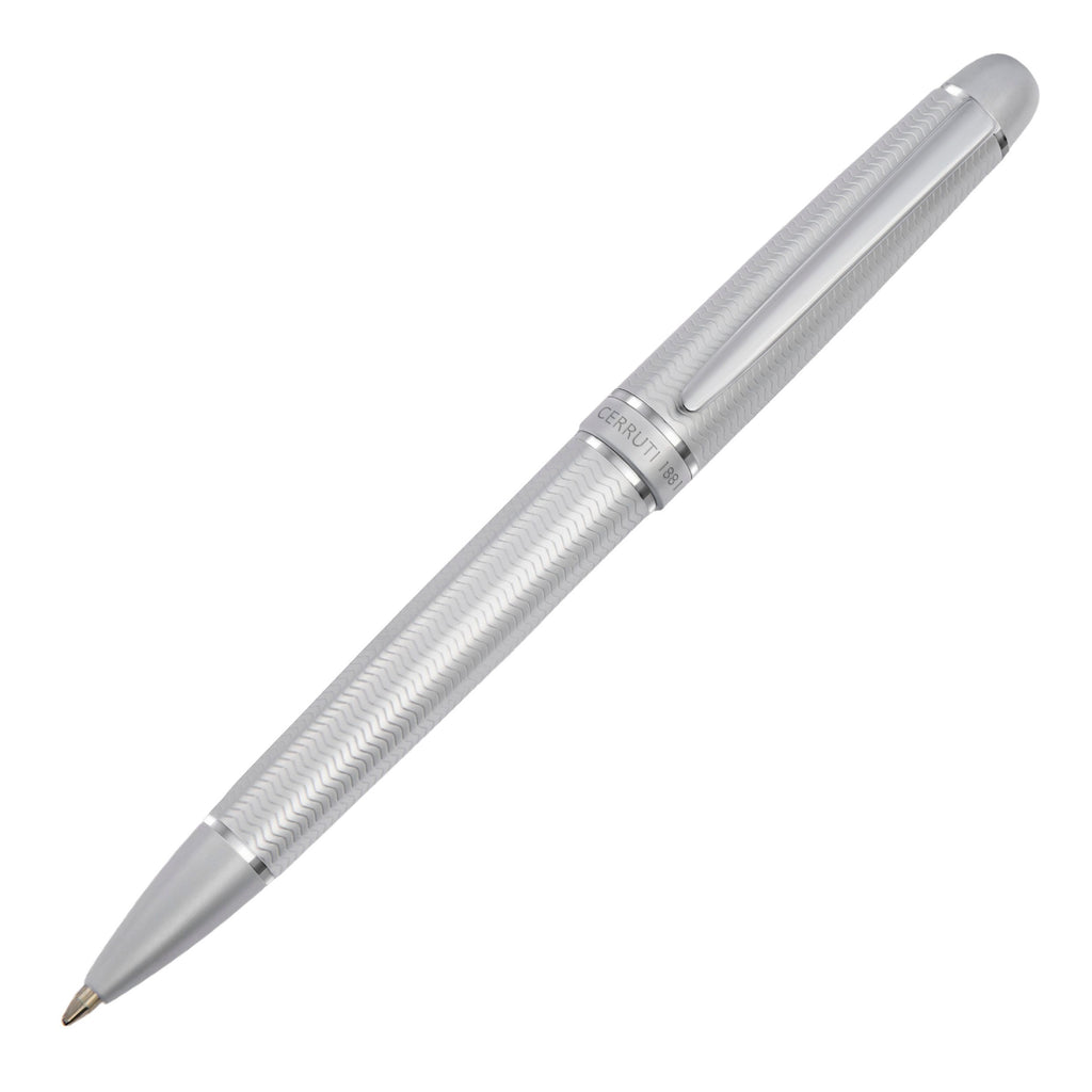 CERRUTI 1881 Ballpoint pen Holborn with chrome-plated midring & logo