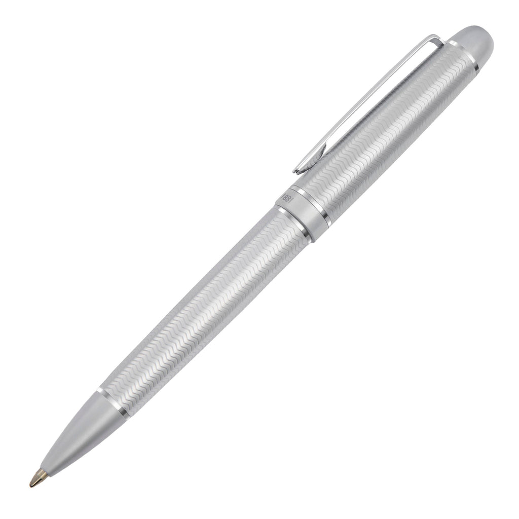 CERRUTI 1881 Ballpoint pen Holborn with chrome-plated midring & logo