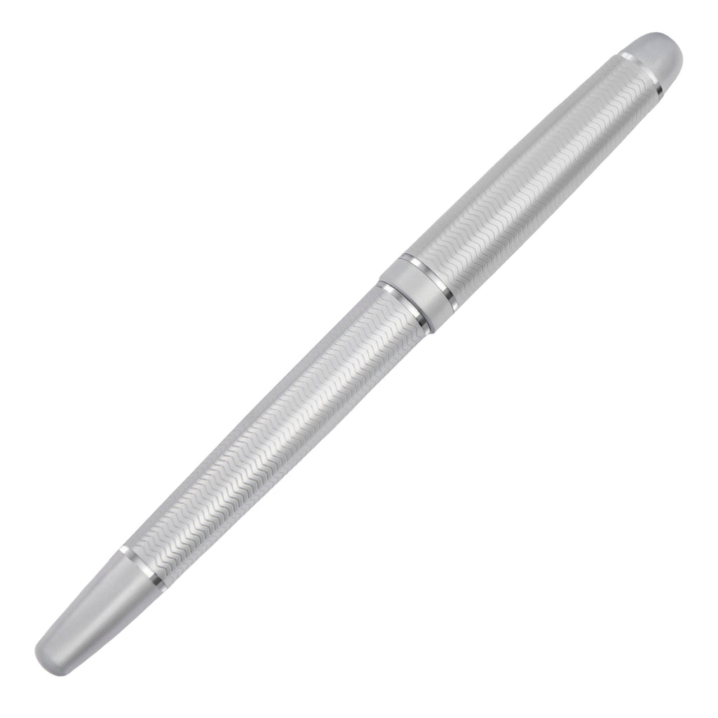 CERRUTI 1881 chrome-platred rollerball pen Holborn with engraved logo