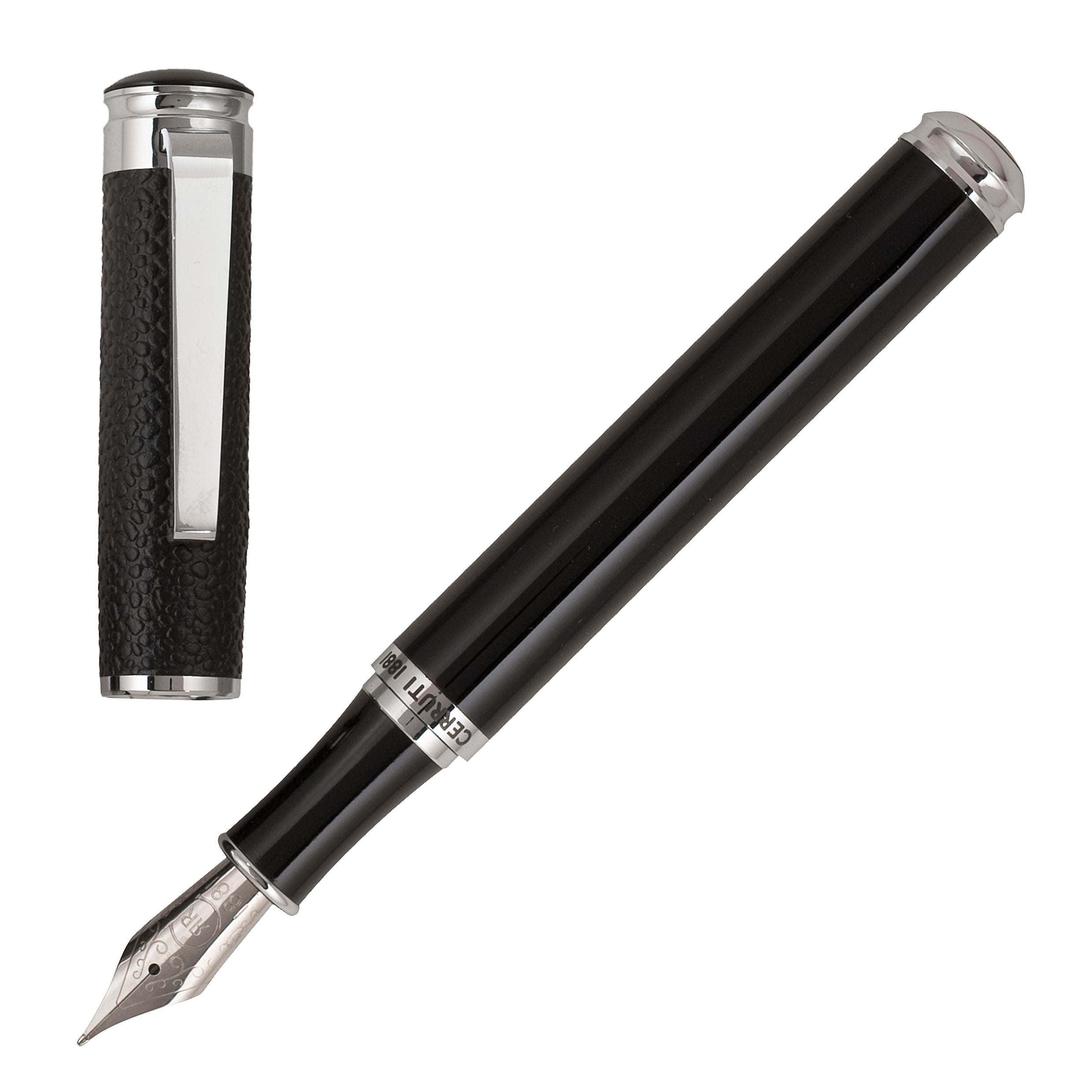 CERRUTI 1881 Fountain pen Tune with black lacquer & 