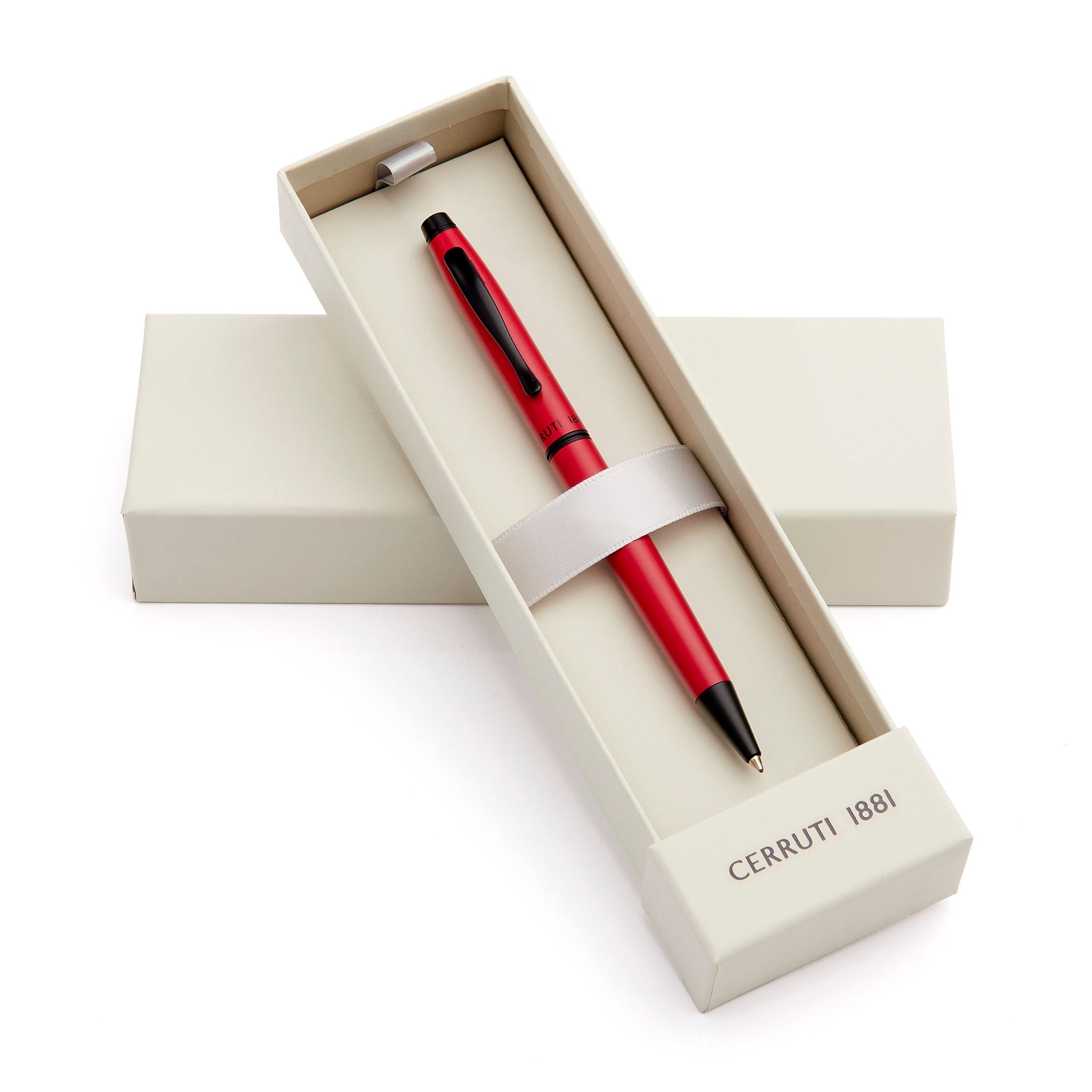 Slim writing instruments CERRUTI 1881 Trendy Red Ballpoint pen