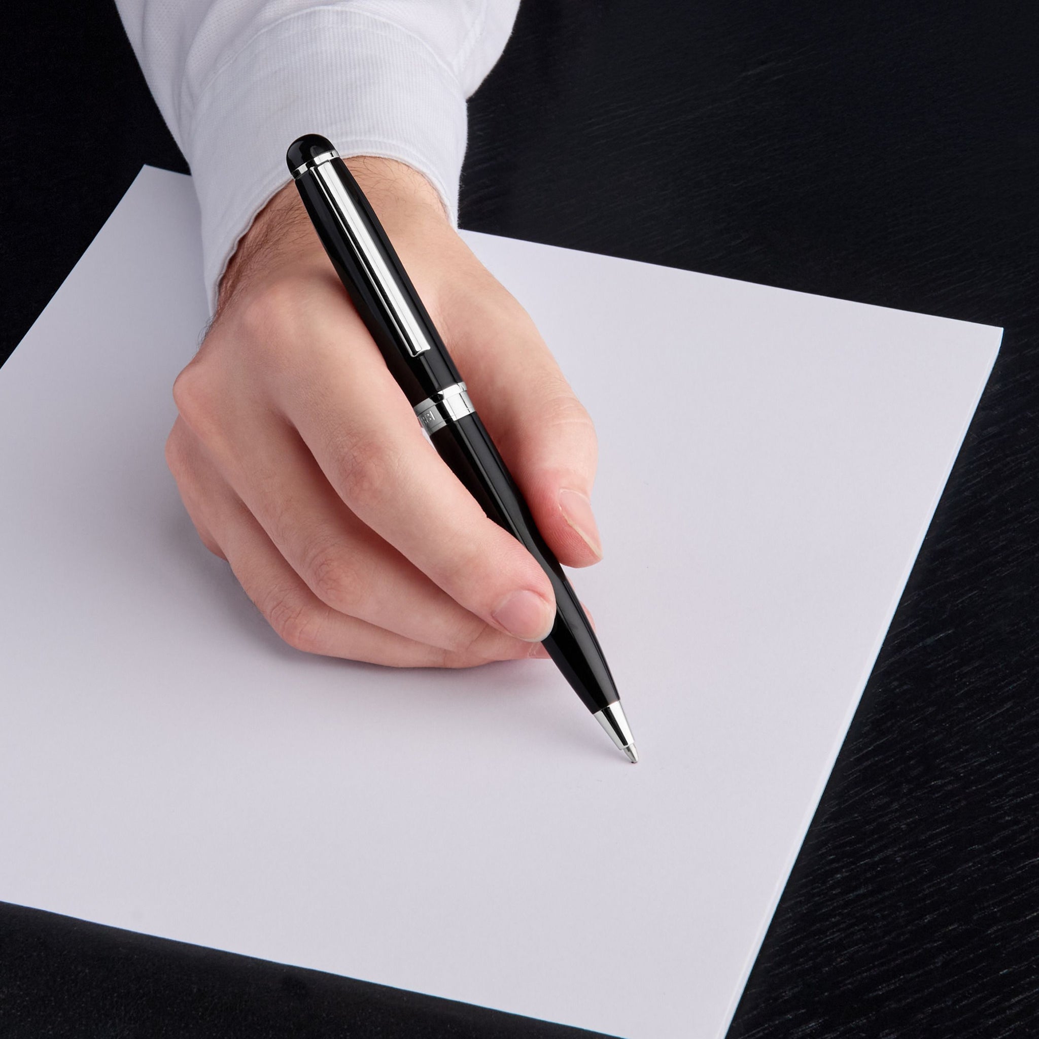 Unique design pens CERRUTI 1881 Chic Classic Black Ballpoint pen