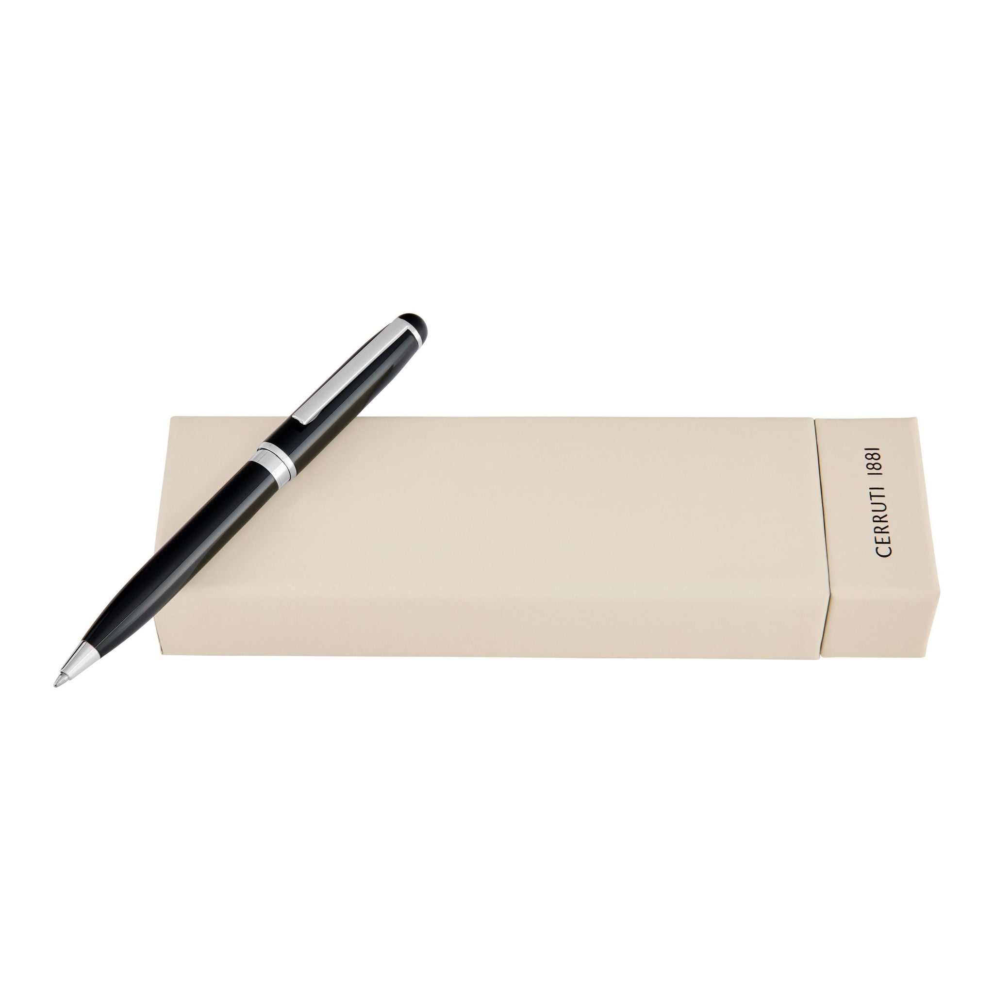 Unique design pens CERRUTI 1881 Chic Classic Black Ballpoint pen
