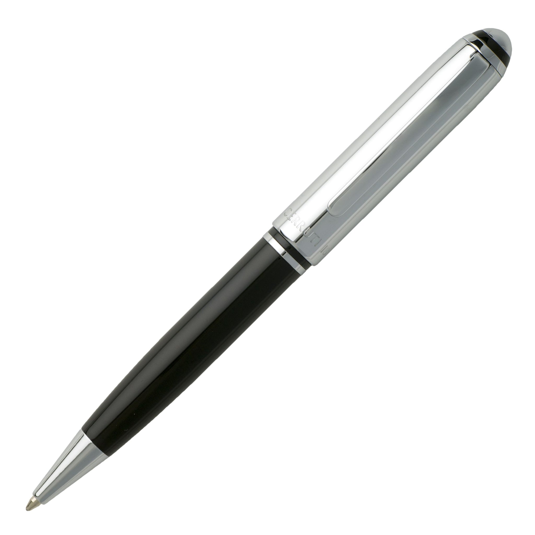 Pen set for him CERRUTI 1881 black ballpoint pen & fountain pen