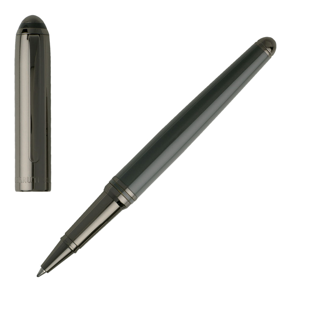 Designer pen set CERRUTI 1881 blue ballpoint & rollerball pen Miles