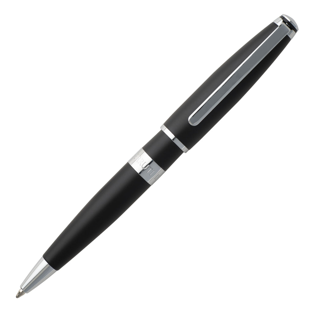 Fine pen set CERRUTI 1881 Black Ballpoint & Rollerball pen Bicolore