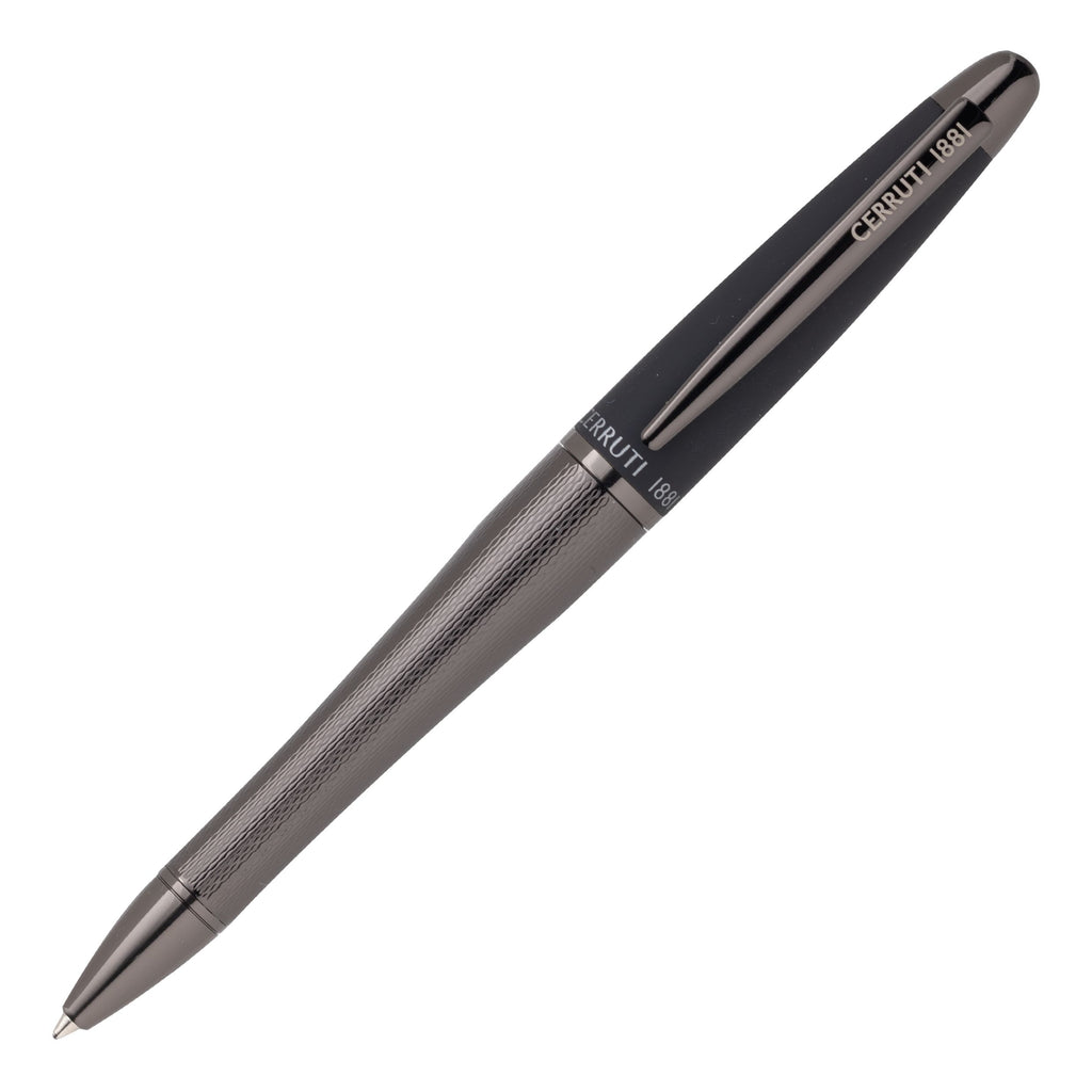 Premium pen set CERRUTI 1881 Gun ballpoint pen & rollerball pen Oat