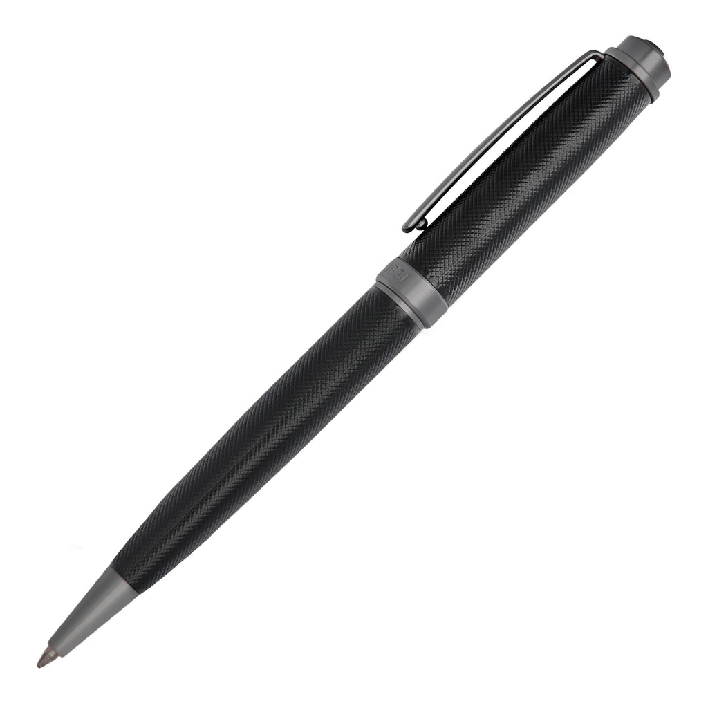 CERRUTI 1881 black-plated ballpoint pen Belgravia with metal CRR logo