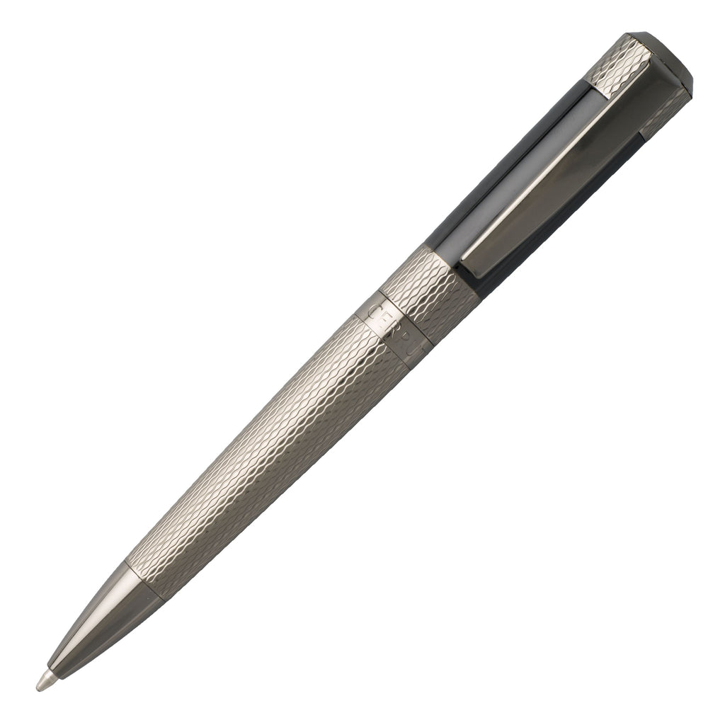 Pen sets CERRUTI 1881 Pastel Grey Ballpoint pen & Rollerball pen Soto