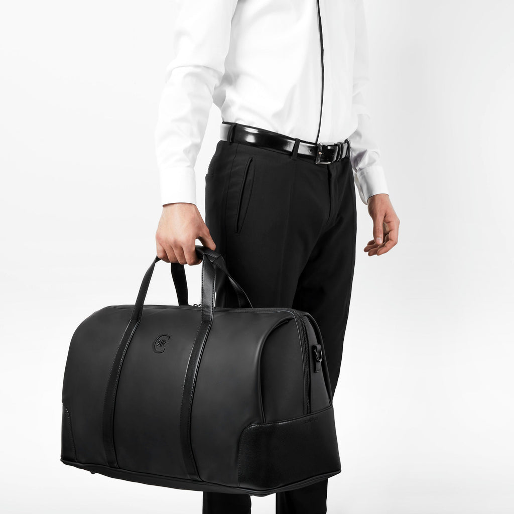 HK Luxury corporate gifts for Cerruti 1881 black Travel bag Forbes