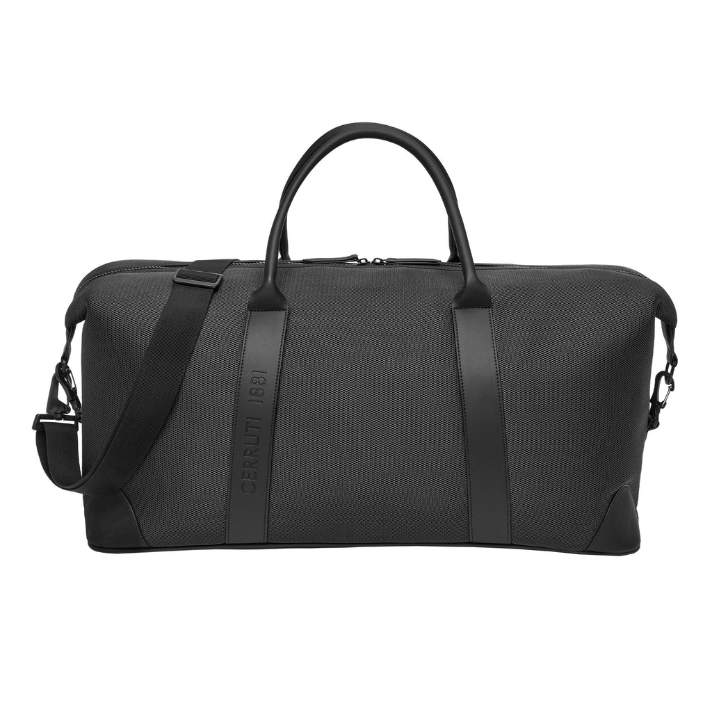 Men's designer handbags CERRUTI 1881 trendy Black Travel bag Mesh 