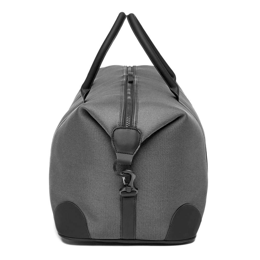 男士設計師行李袋 CERRUTI 1881 時尚灰色旅行包網布