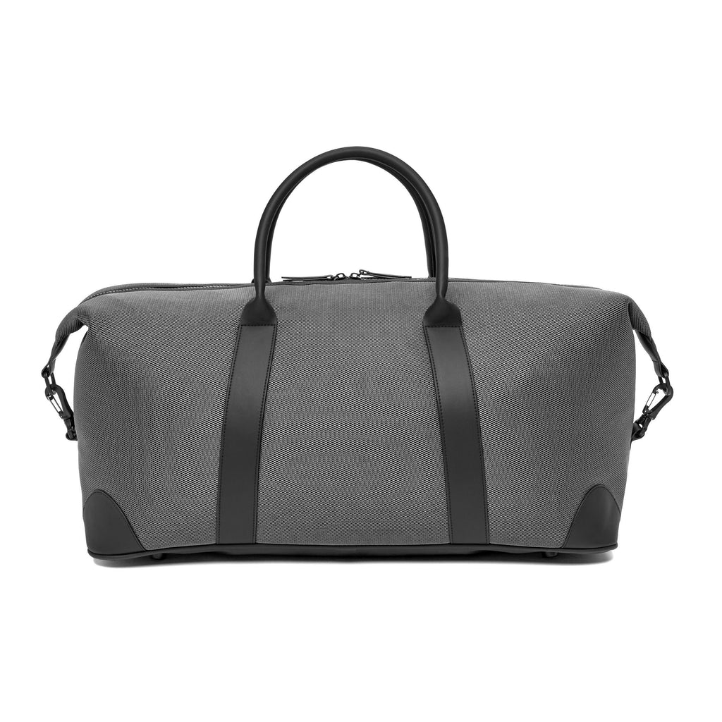 男士設計師行李袋 CERRUTI 1881 時尚灰色旅行包網布