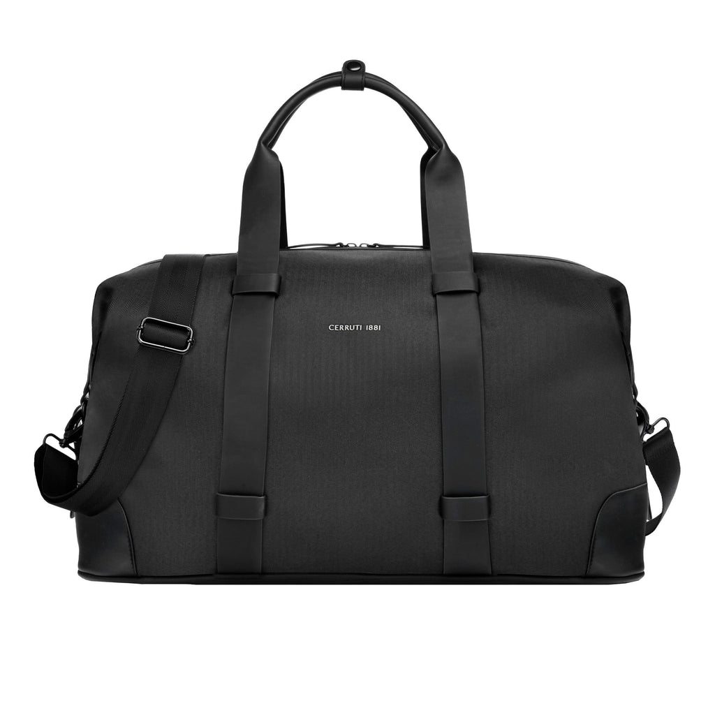 Weekend bags CERRUTI 1881 Black Stylish Nylon Travel bag Holborn 