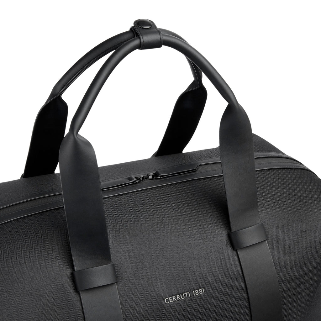 Weekend bags CERRUTI 1881 Black Stylish Nylon Travel bag Holborn