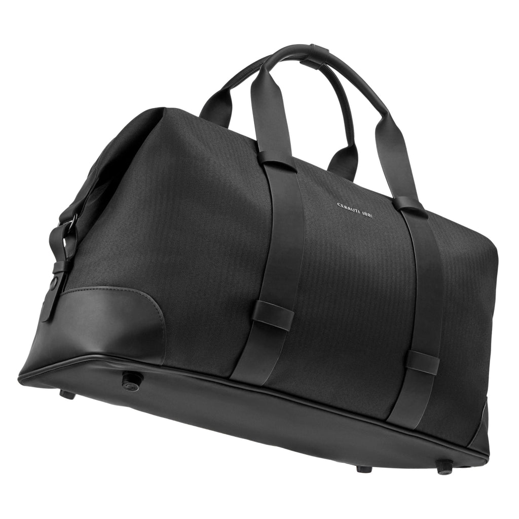 Weekend bags CERRUTI 1881 Black Stylish Nylon Travel bag Holborn