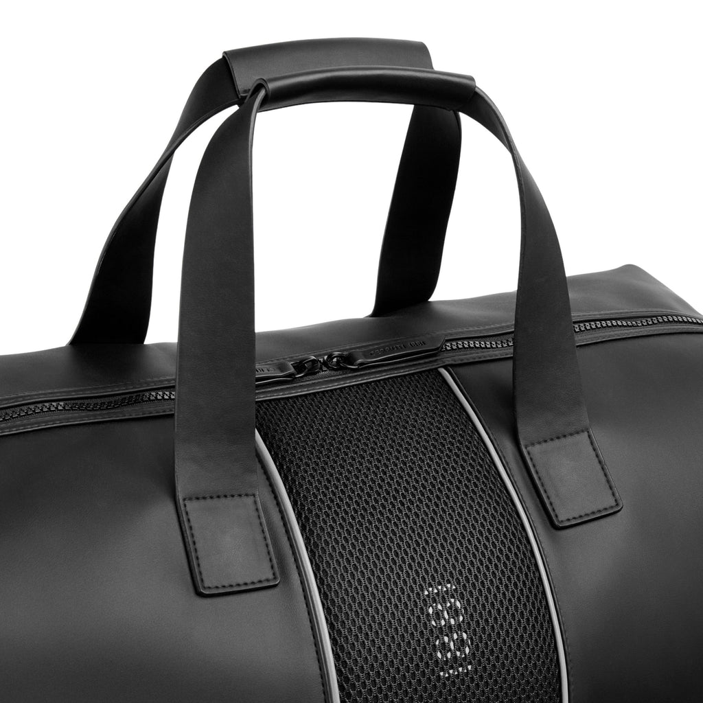 CERRUTI 1881 Black Travel bag Islington with oversized logo in center