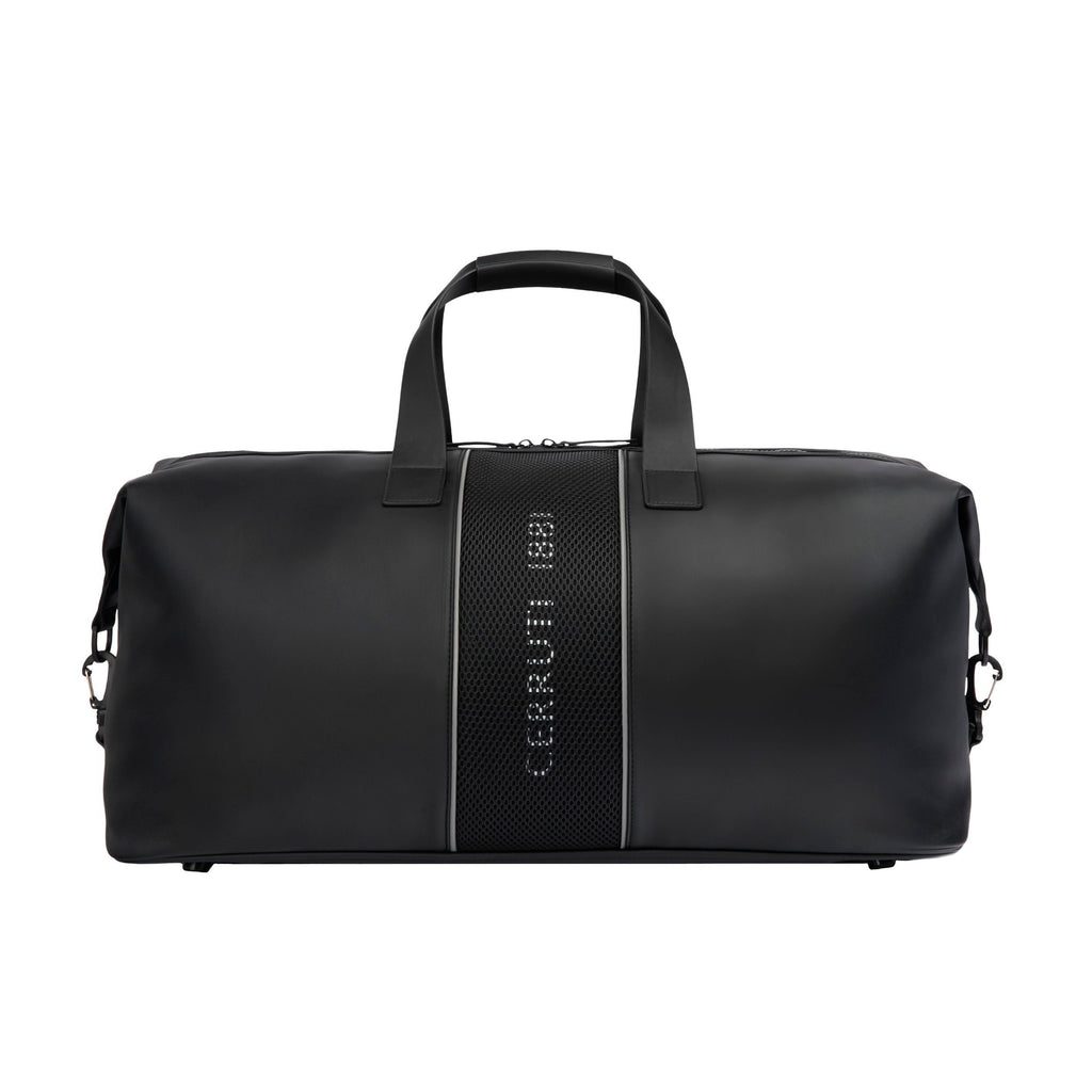 CERRUTI 1881 Black Travel bag Islington with oversized logo in center