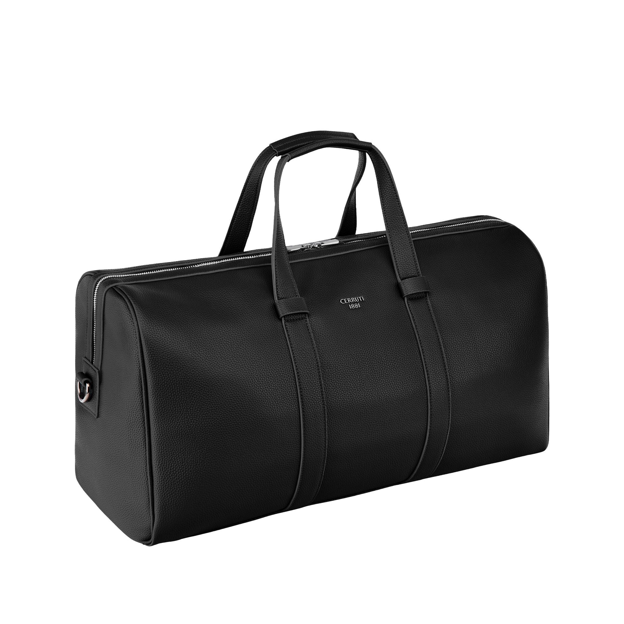 バッグ　CERRUTI 1881 チェルッティ CERRUTI 1881 black travel bag Jefferson with over-sized logo nylon