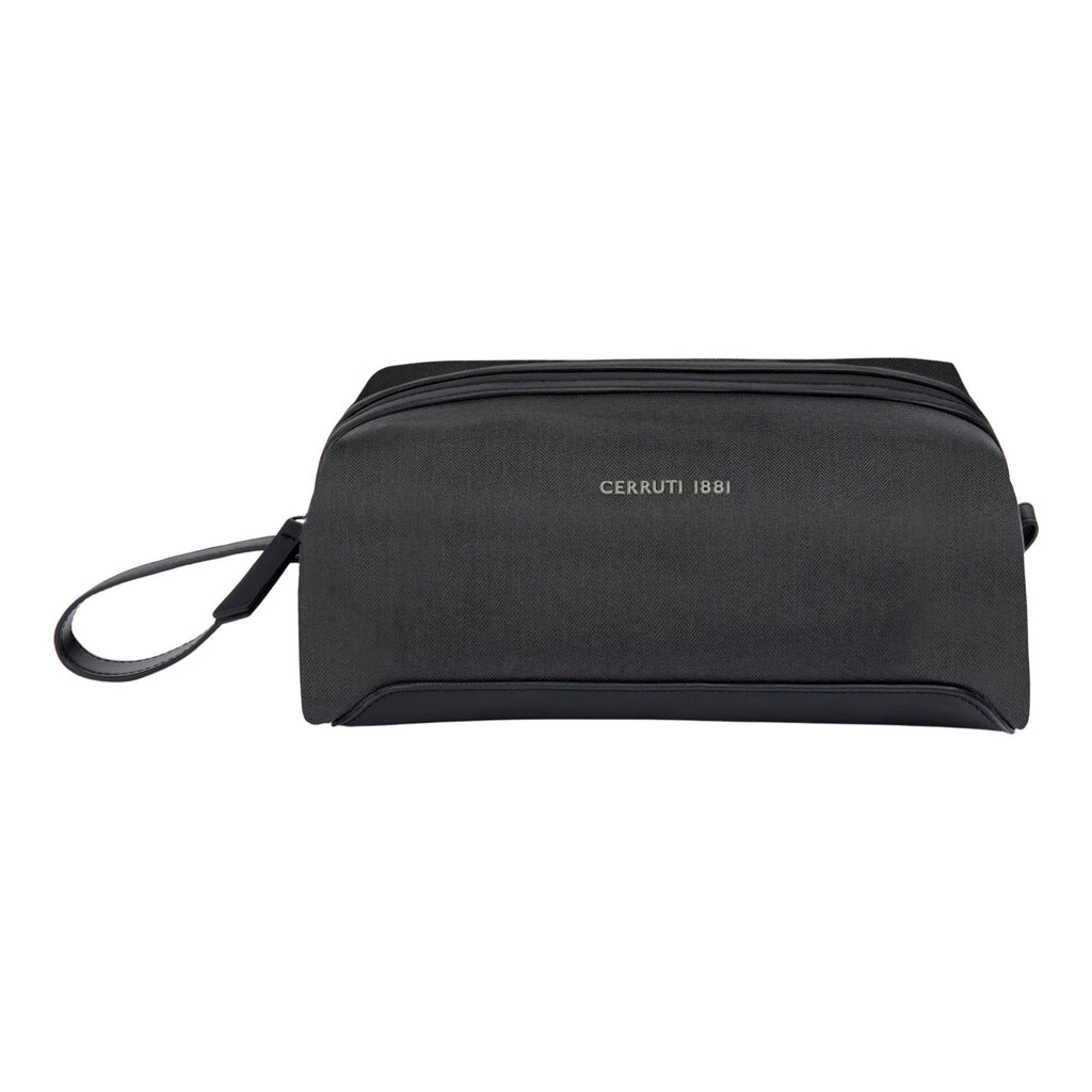 CERRUTI 1881 Black Nylon Dressing-case Holborn for travel essential