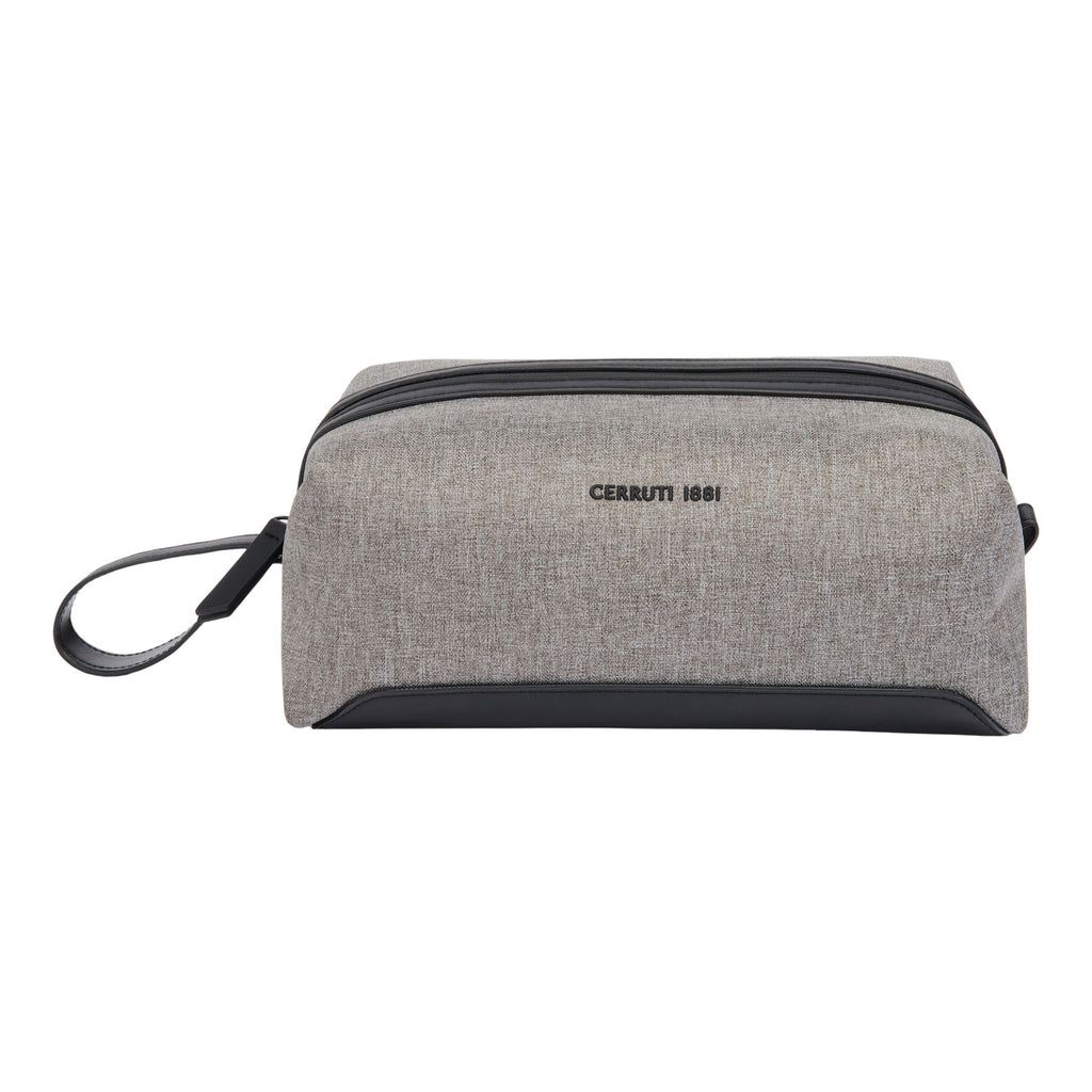 Cosmetic & Toiletry Bags CERRUTI 1881 Light grey Dressing-case Holborn