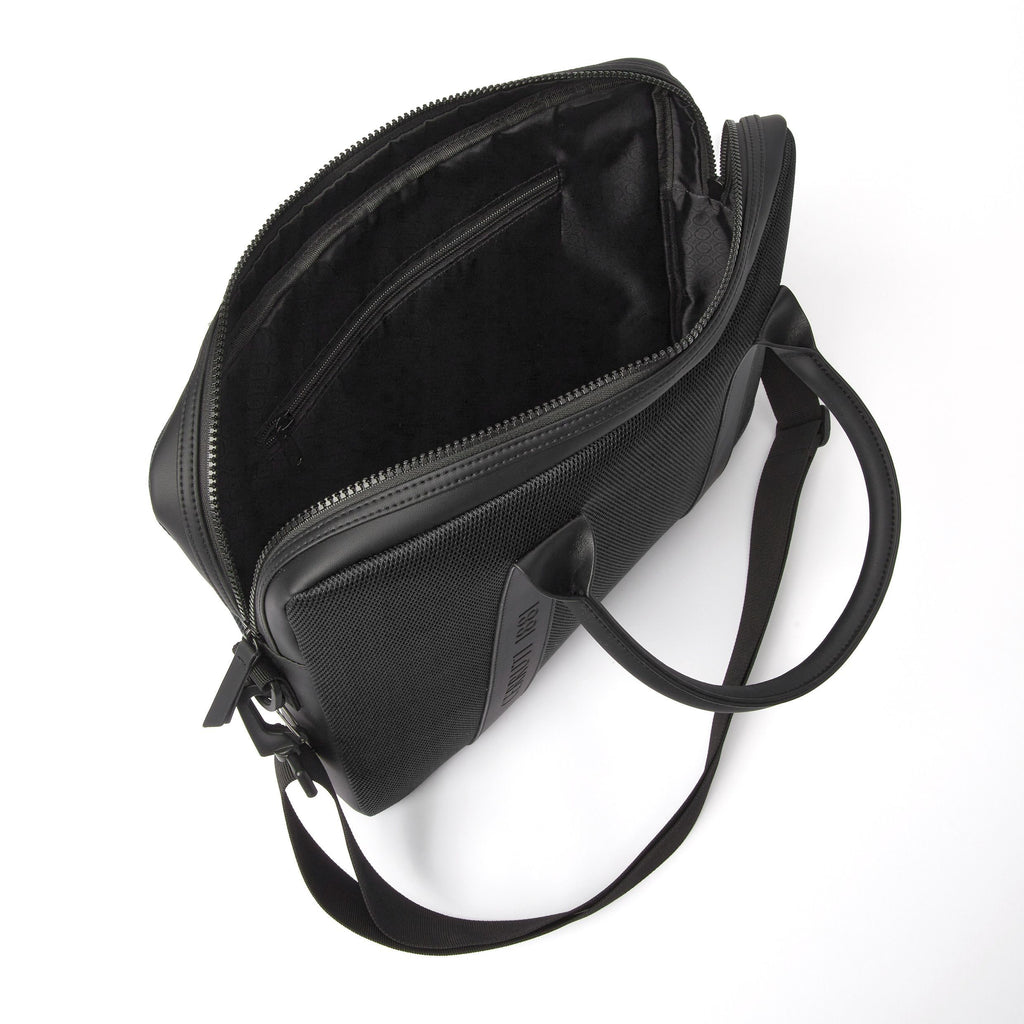 Men's exquisite handbags CERRUTI 1881 Black Document bag Mesh