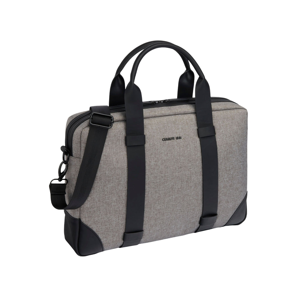 CERRUTI 1881 Light Grey Document bag Holborn with laptop compartment 