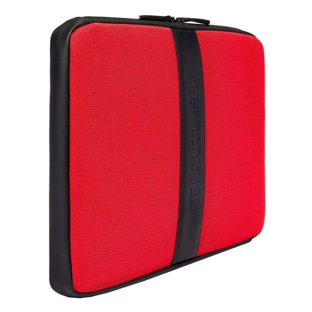Ladies' laptop cover CERRUTI 1881 Fashion Red Laptop sleeve Mesh 