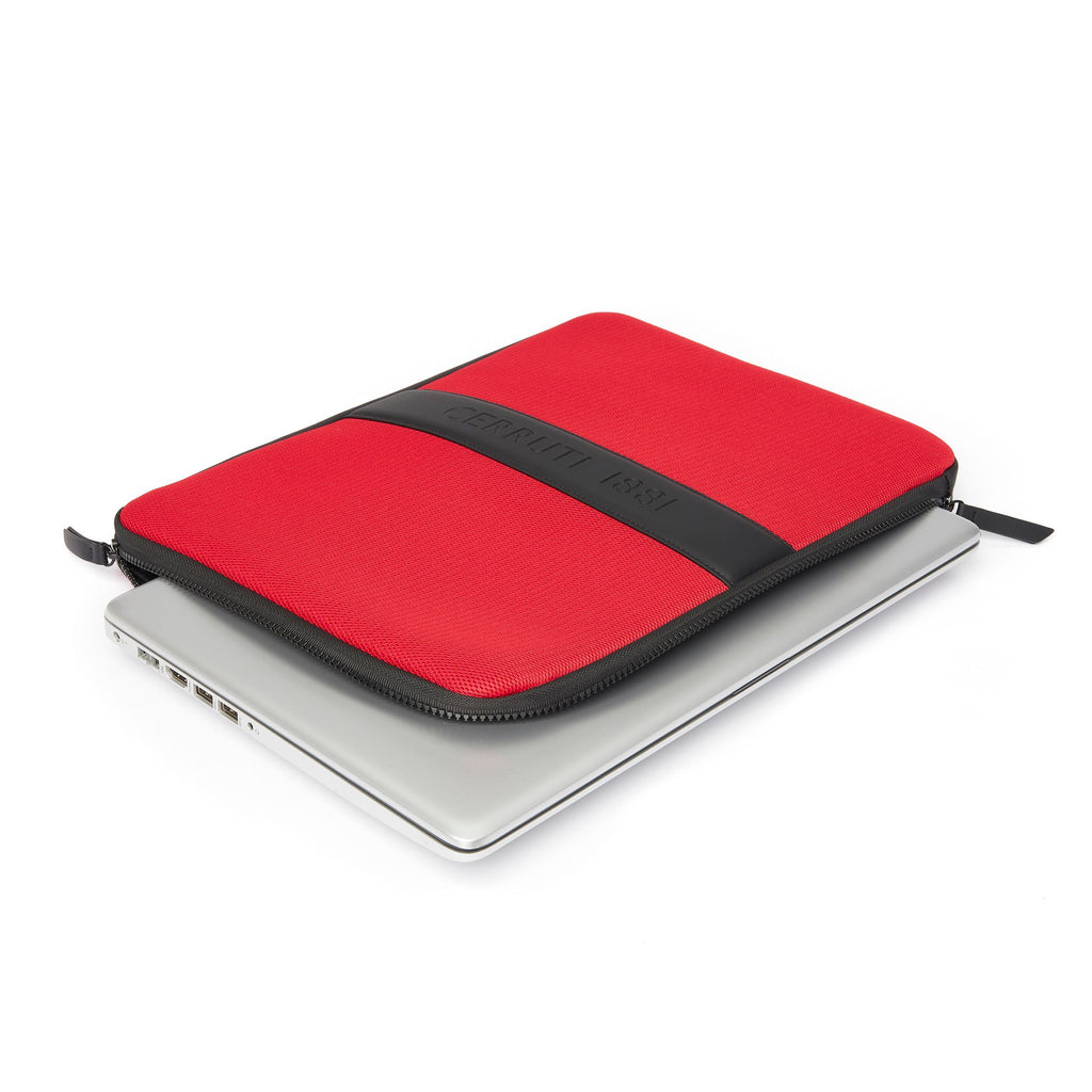 Ladies' laptop cover CERRUTI 1881 Fashion Red Laptop sleeve Mesh 