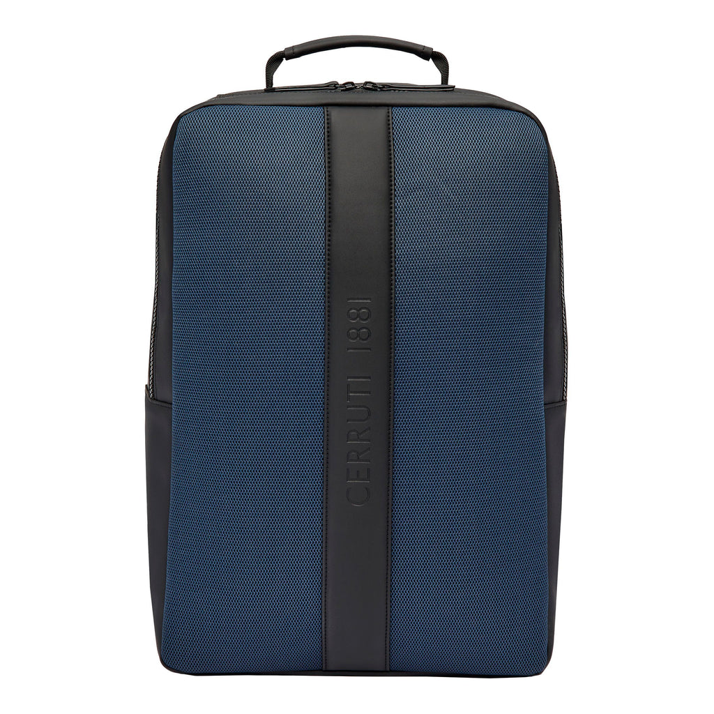 男士筆記型電腦背包 CERRUTI 1881 最佳藍色背包網狀