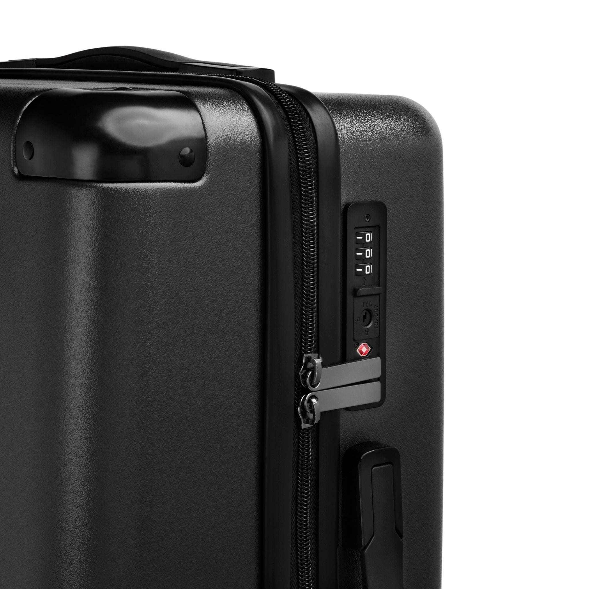 CERRUTI 1881 black travel suitcases and trolley City with