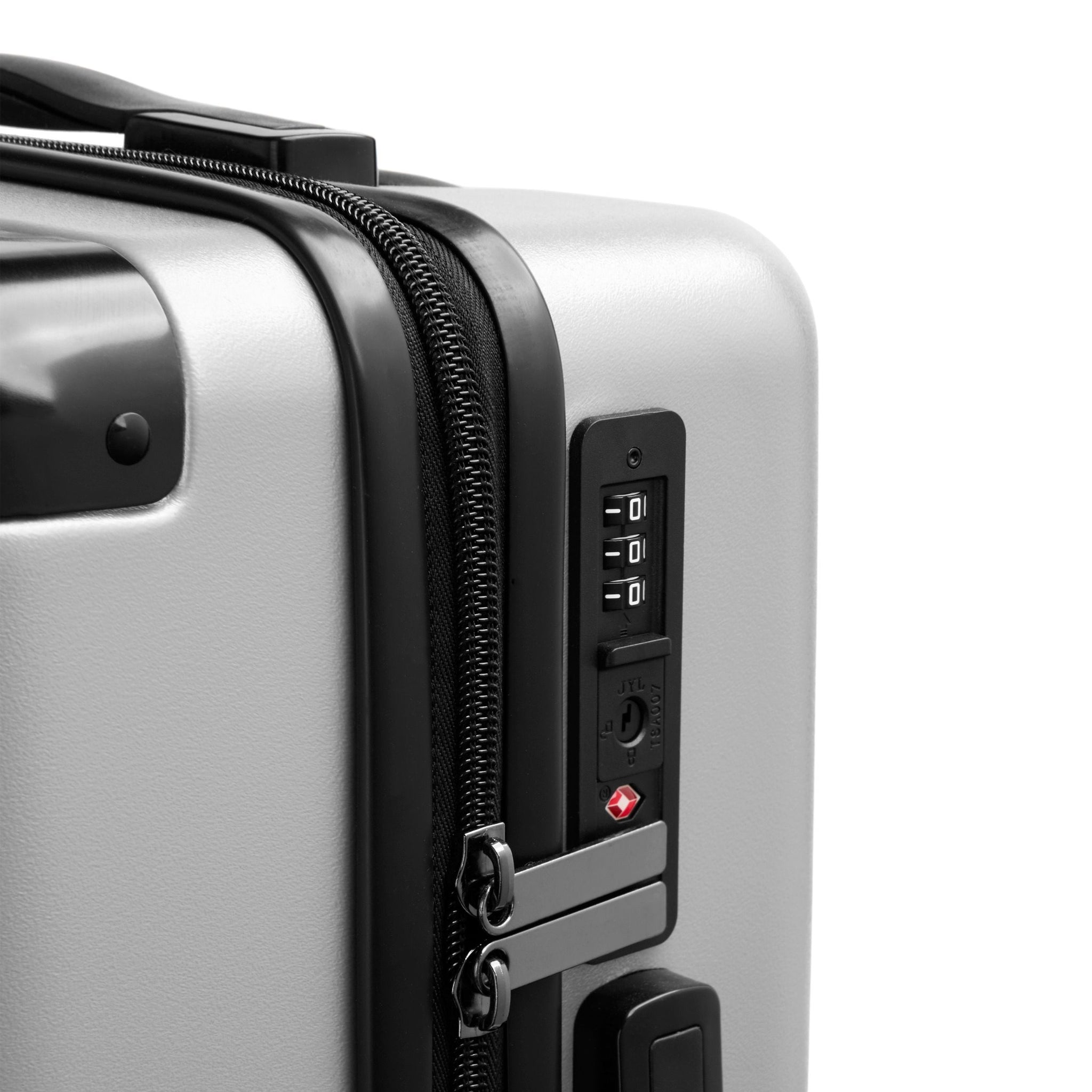 Travel suitcases CERRUTI 1881 trolley City in chrome-finished and