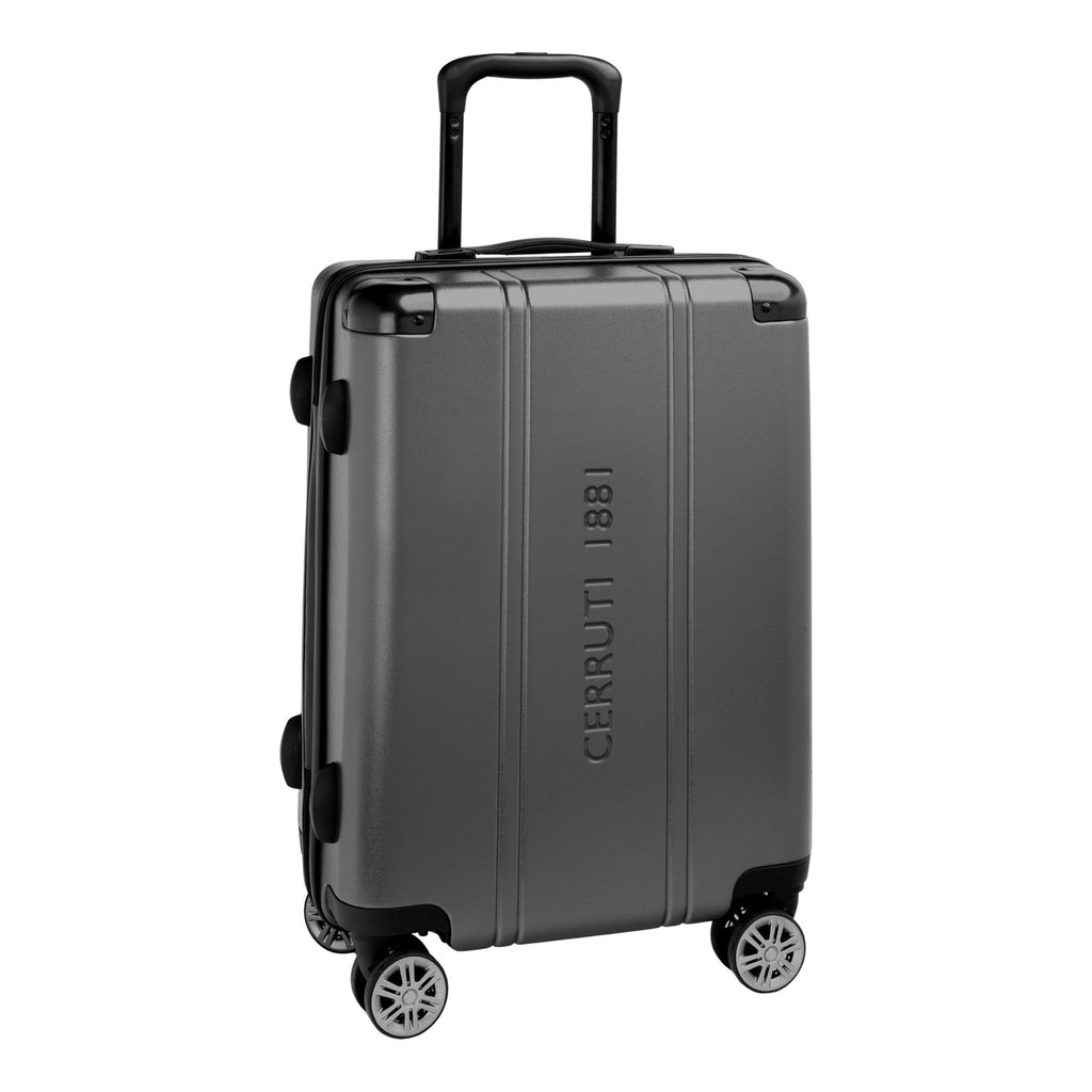 Hard top suitcases CERRUTI 1881 gun-plated 4 wheels Travel Trolley City 