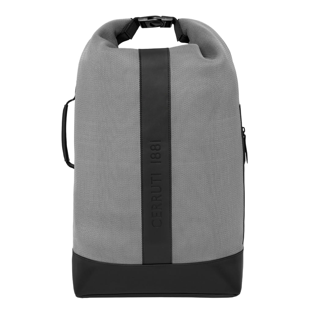 Backpack with laptop compartment CERRUTI 1881 Grey Backpack Mesh