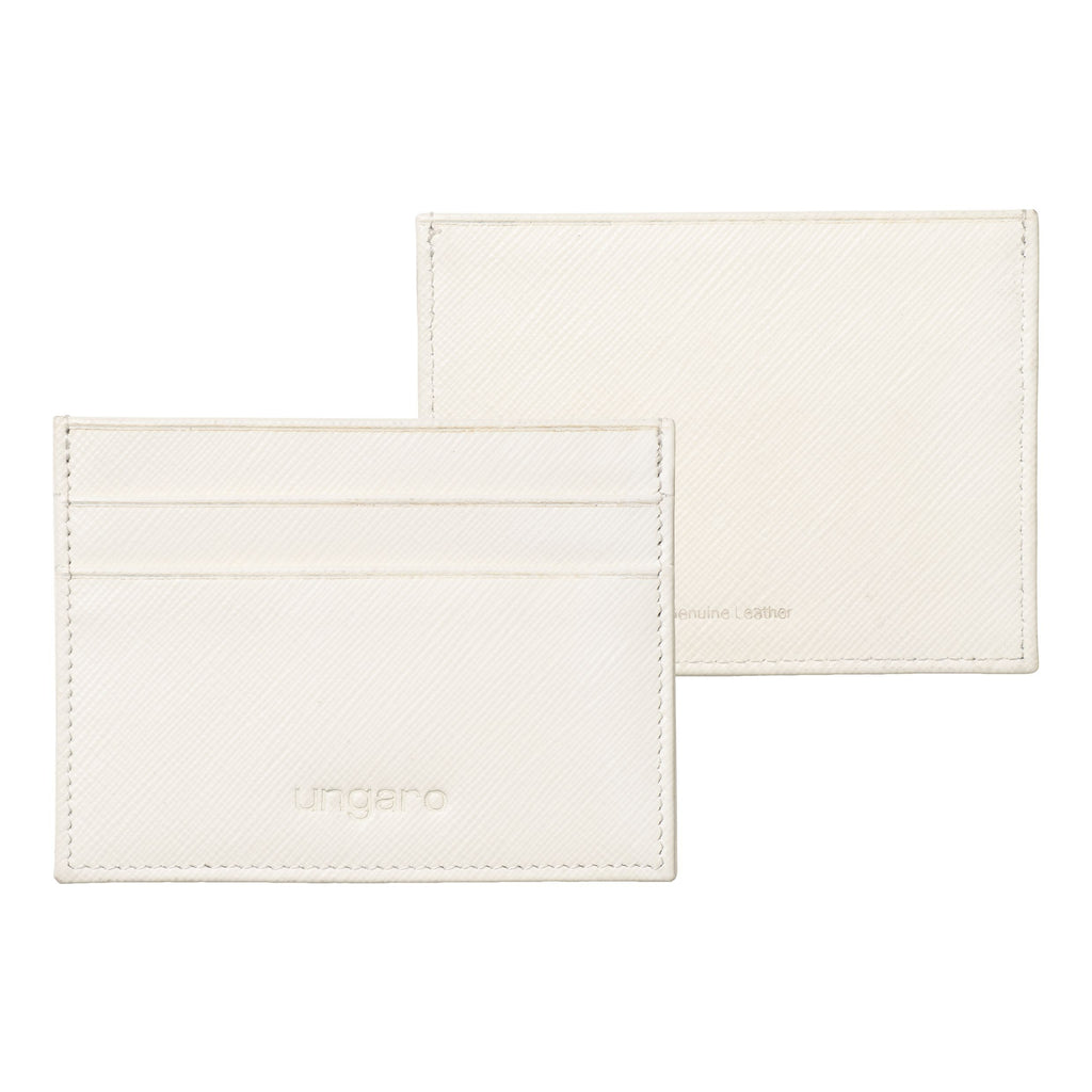 Premium gift set Ungaro white ballpoint pen & card holder Cosmo