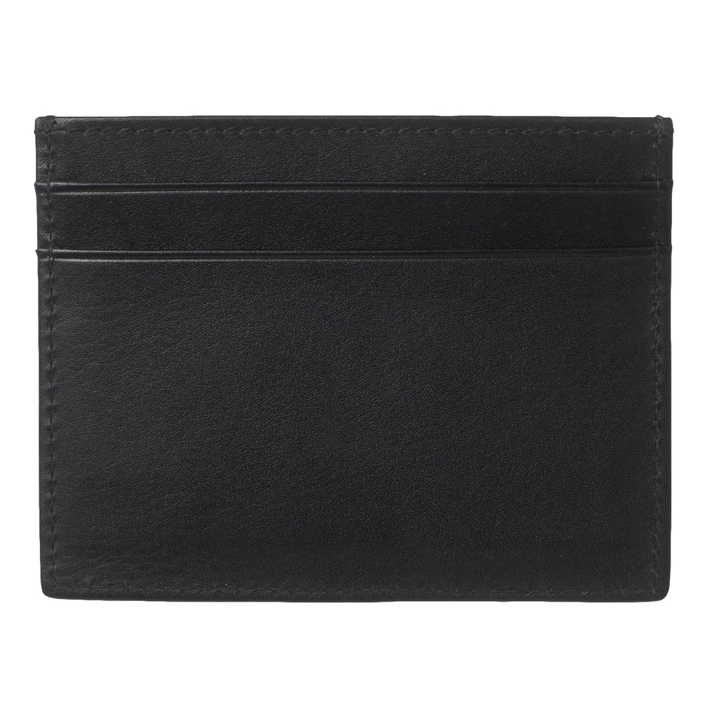 Customized Black Leather Card holder Sintra with personalized logo