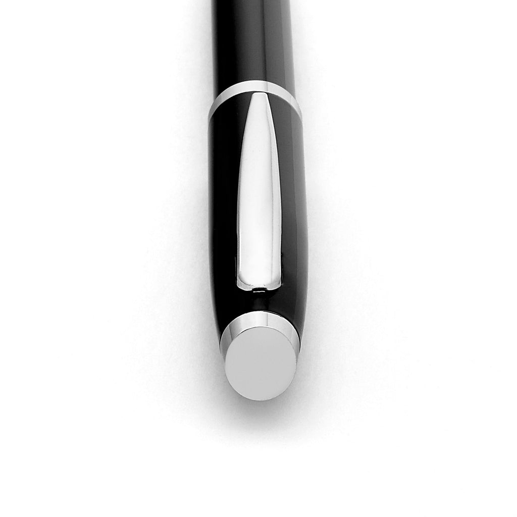 Personalzed gifts Black Ballpoint pen Porto with customized logo