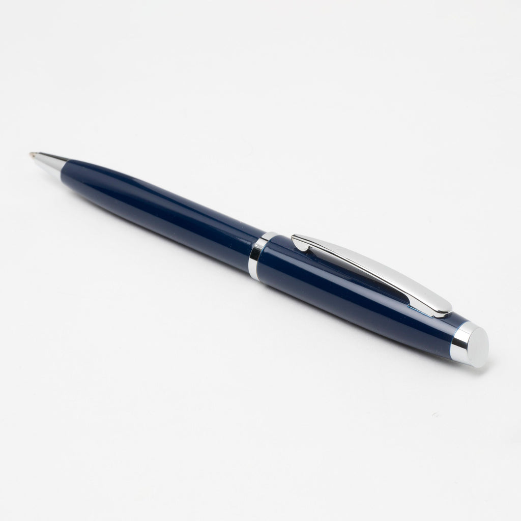 Anniversary gifts Dark Blue Ballpoint pen Porto with customized logo