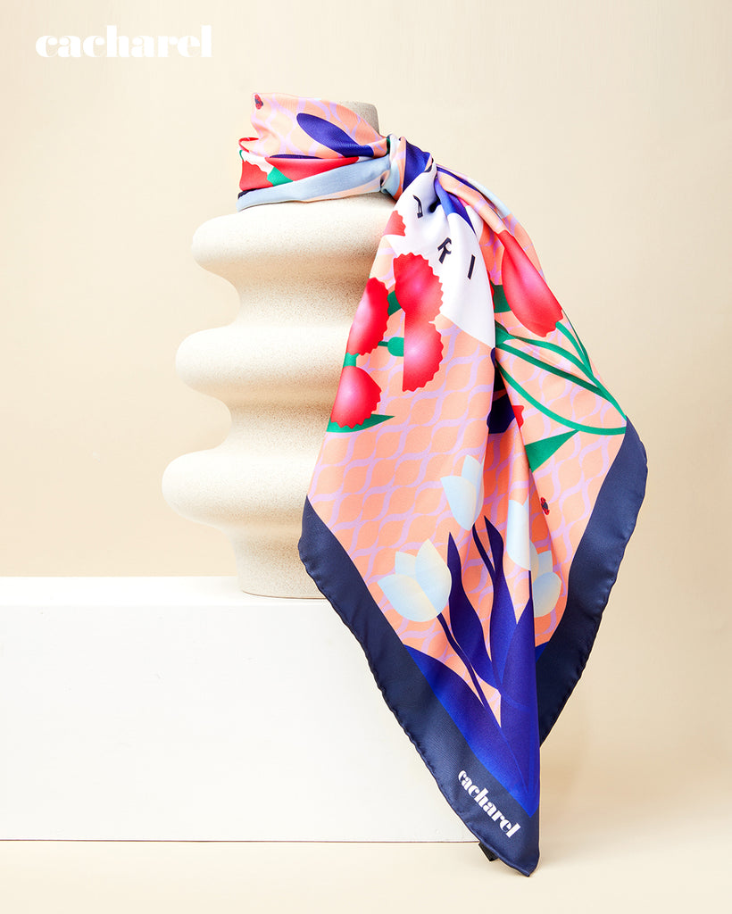  Navy Scarf Alix from Cacharel Paris fashion accessories