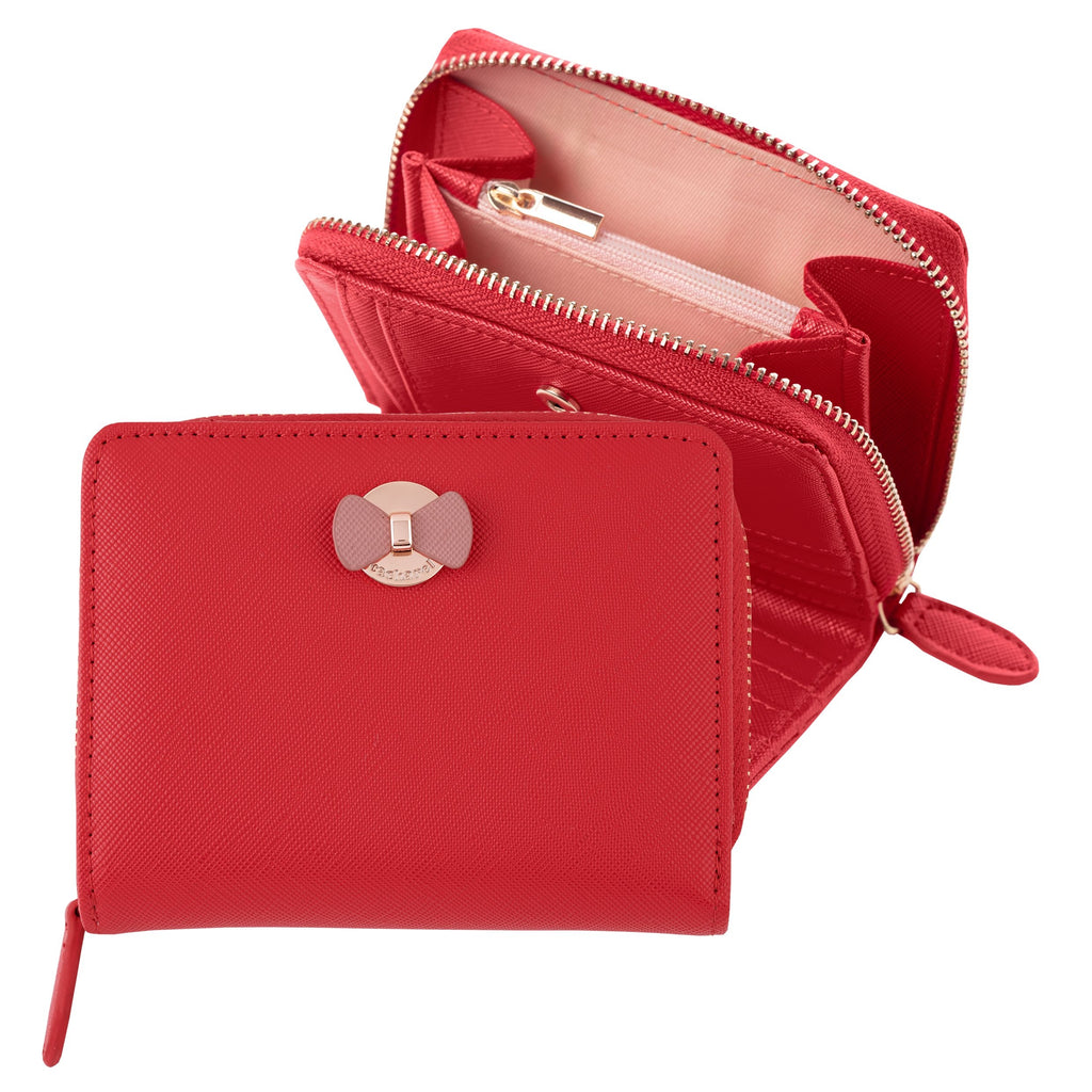  Fashion accessories for Cacharel bright red money wallet Hortense 