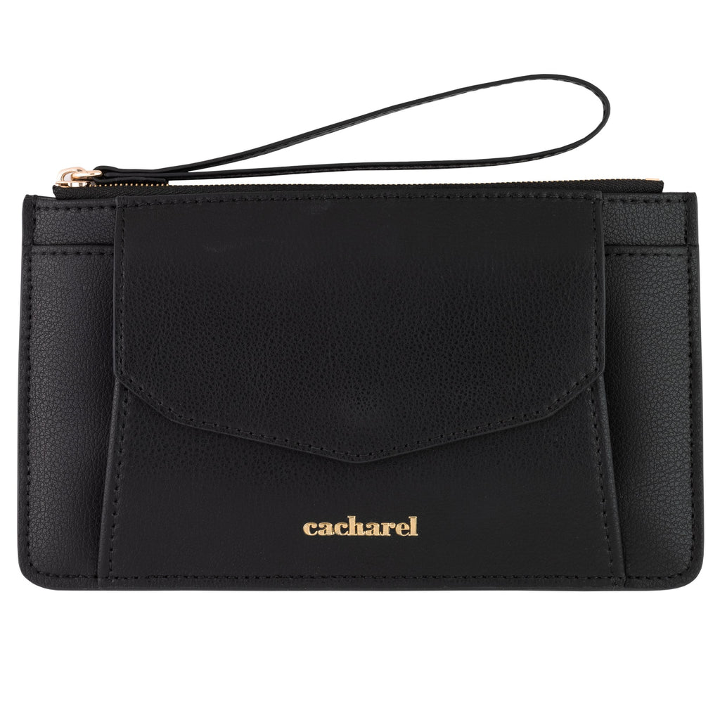 Ladies' designer handbags Cacharel trendy black small clutch Timeless 