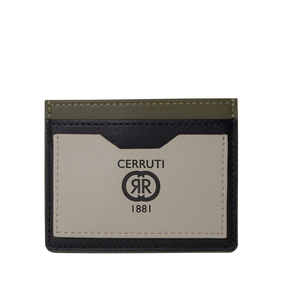  Mens Designer wallet Cerruti 1881 card holder Brick beige khaki black 