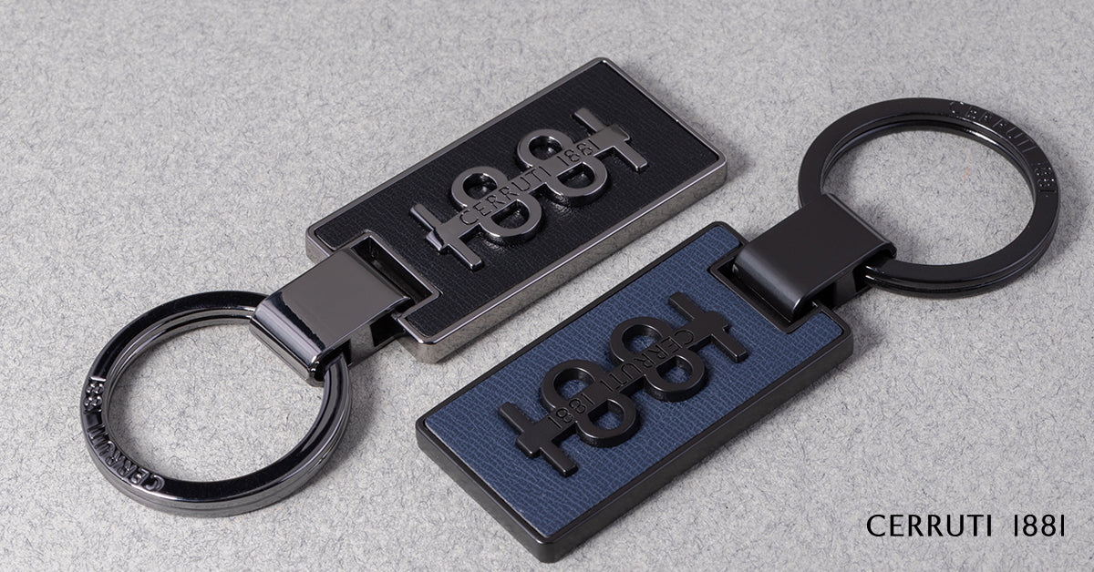 CERRUTI 1881 Key ring with gift box | Irving | Black | Gift for