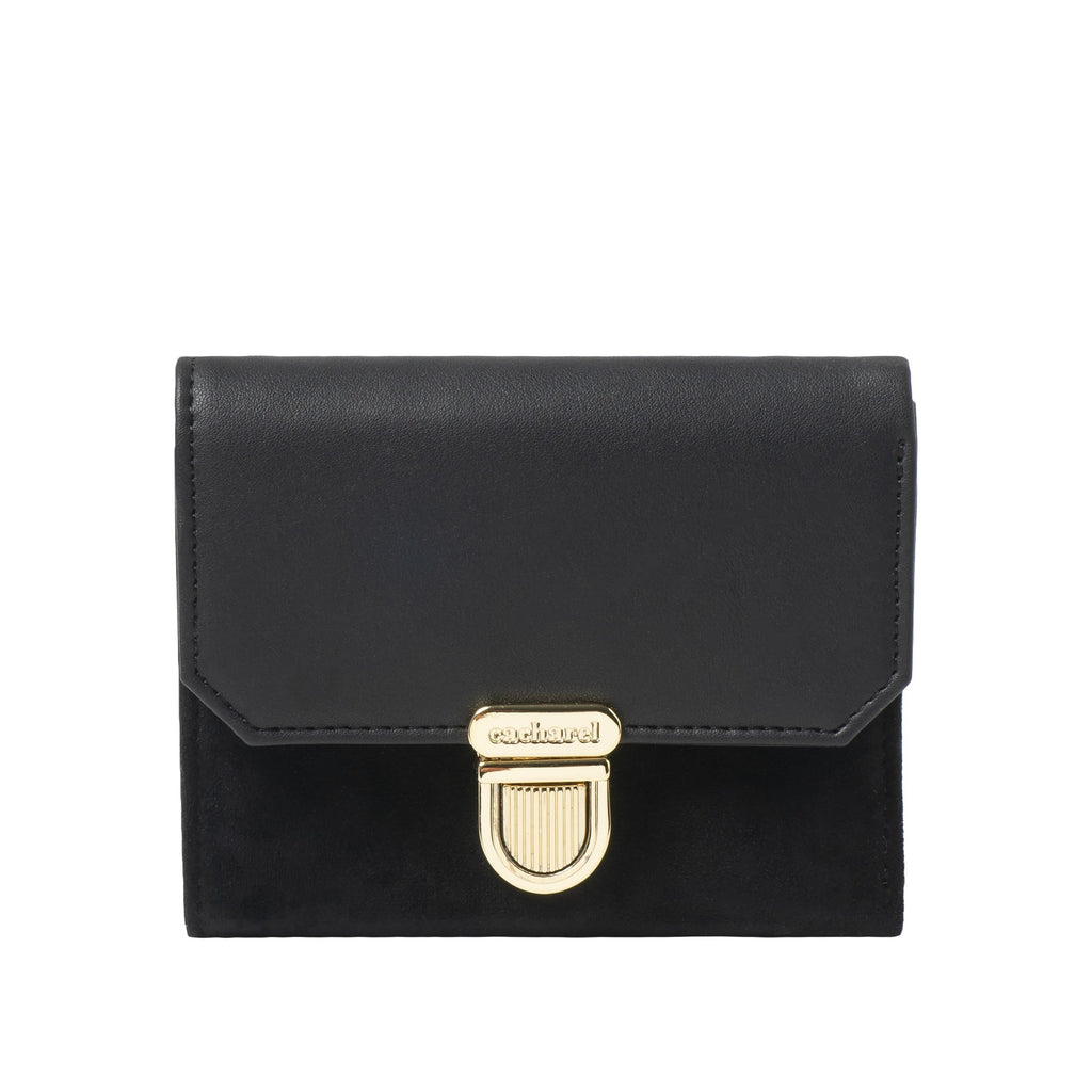 Womens designer wallets Cacharel Fashion black Wallet Montmartre