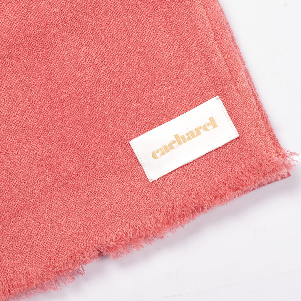  Women's luxury scarves Cacharel fashion corail long scarf Faustine 