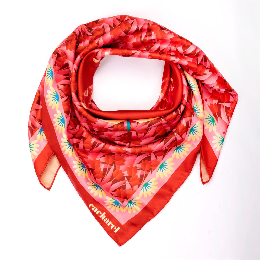   Scarves & accessories in Hong Kong Cacharel fashion red Scarf Albane 