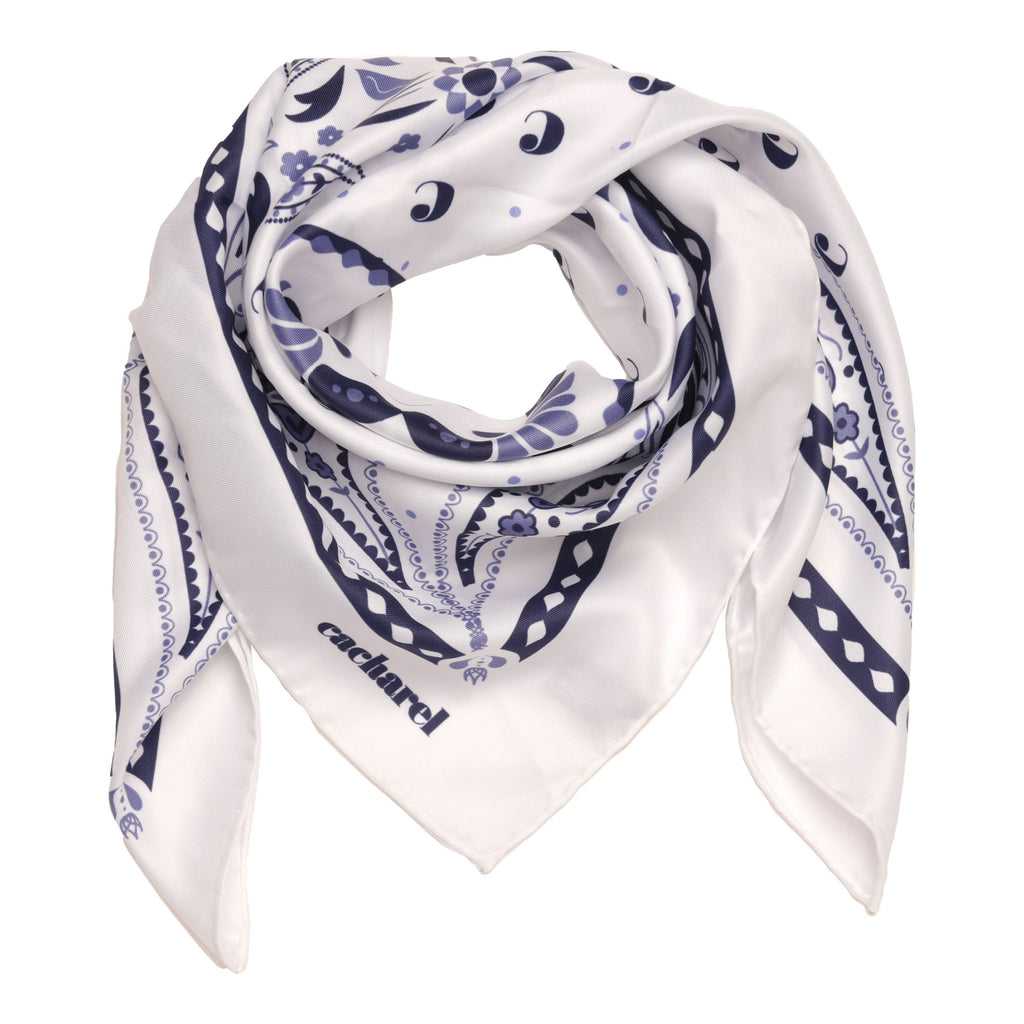  Luxury business corporate gifts for women Cacharel White scarf Alesia 