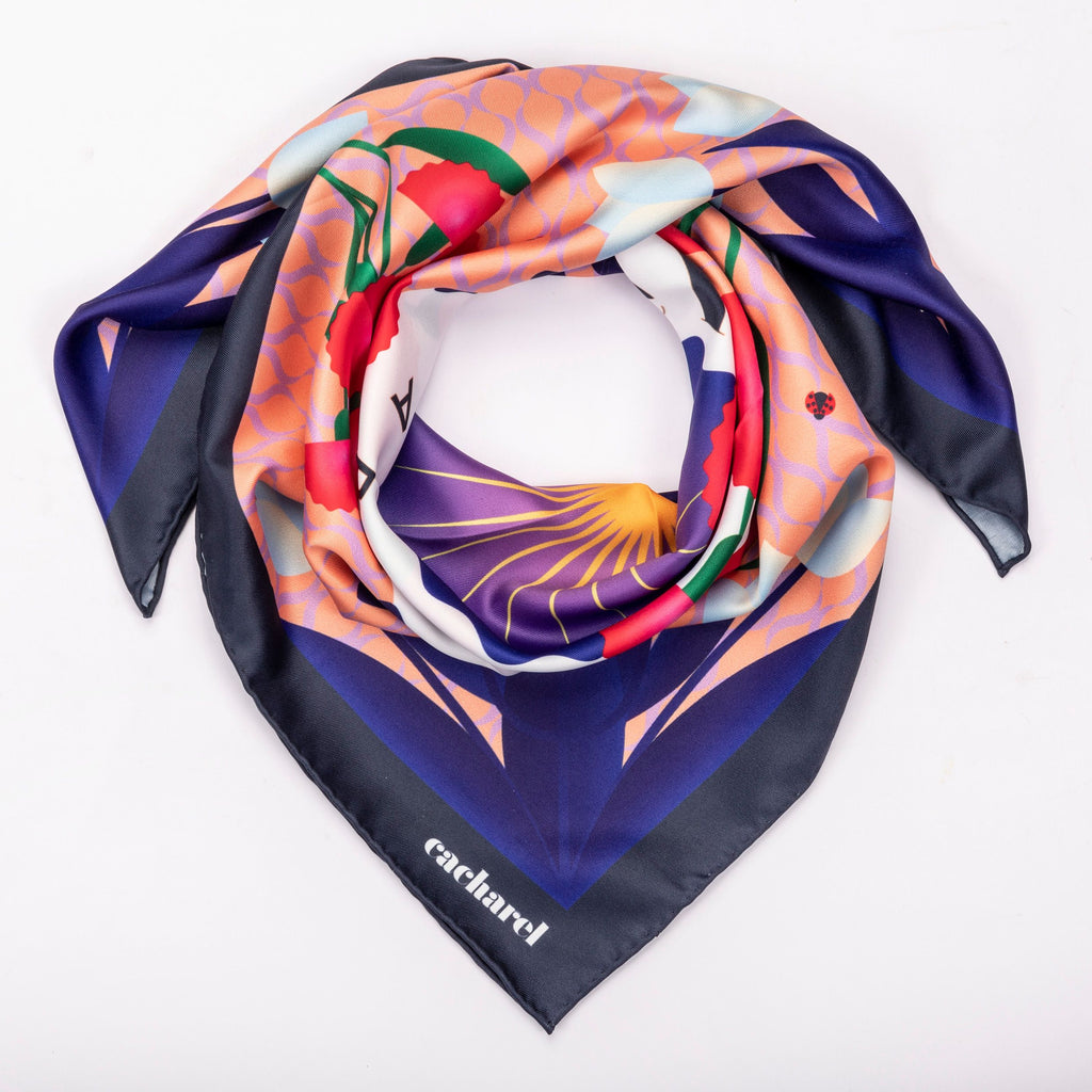 Navy Scarf Alix from Cacharel Paris fashion accessories